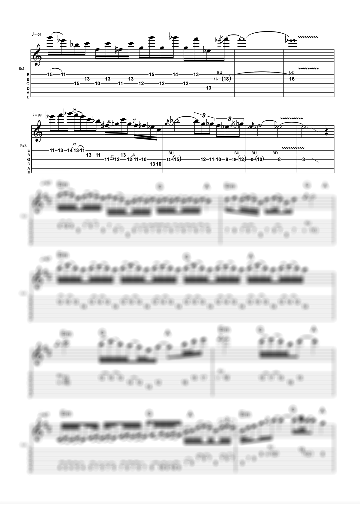Carl Verheyen Notation Preview