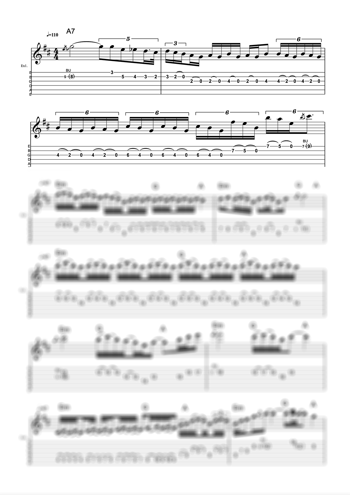 Ritchie Blackmore Notation Preview